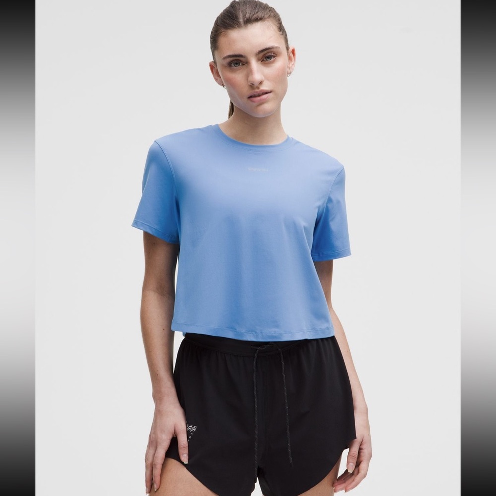 Lululemon Pace Crush Cross Back Graphic Tshirt